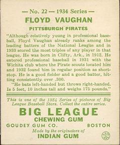 Floyd Vaughan back
