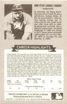 Honus Wagner back