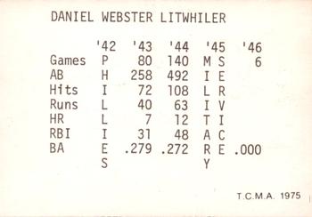 Danny Litwhiler back