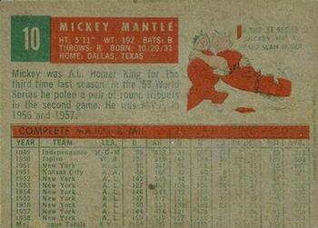 Mickey Mantle back