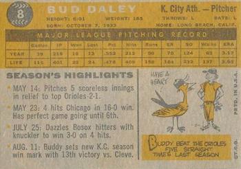 Bud Daley back