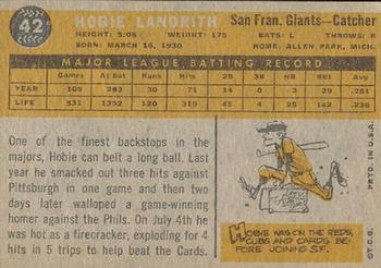 Hobie Landrith back