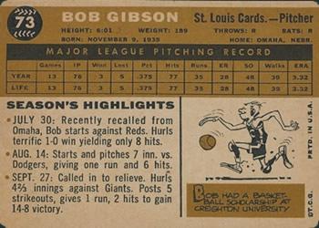 Bob Gibson back