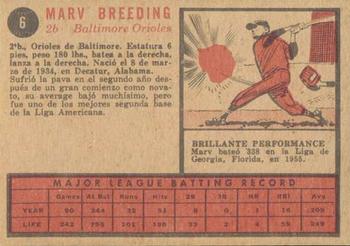 Marv Breeding back