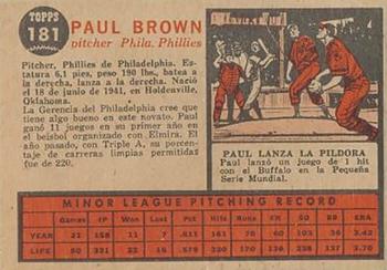 Paul Brown back
