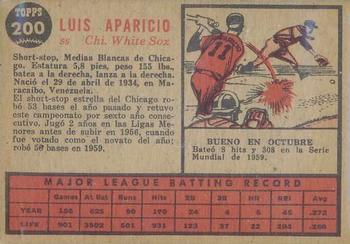 Luis Aparicio back