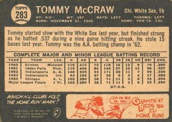 Tom McCraw back