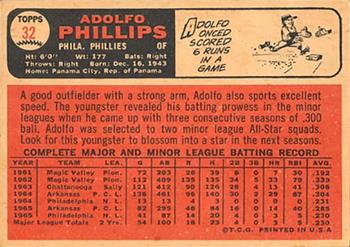 Adolfo Phillips back
