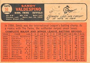 Sandy Valdespino back