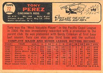 Tony Perez back