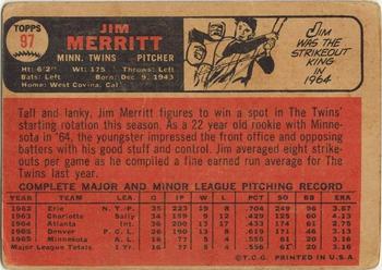 Jim Merritt back