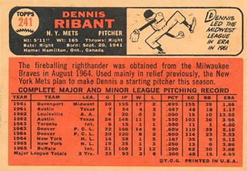 Dennis Ribant back