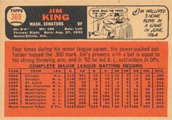 Jim King back