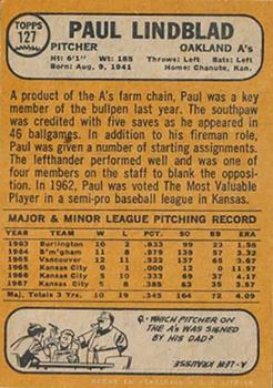 Paul Lindblad back