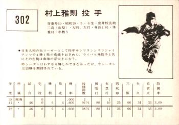 Masanori Murakami back
