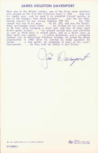 Jim Davenport back