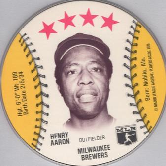 Henry Aaron #NNO