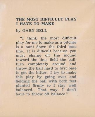 Gary Bell back