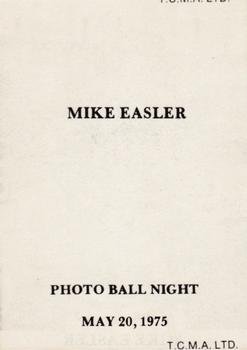 Mike Easler back
