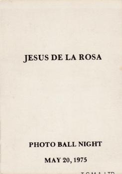 Jesus de la Rosa back