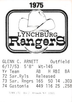 Curt Arnett back