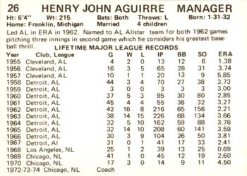 Hank Aguirre back