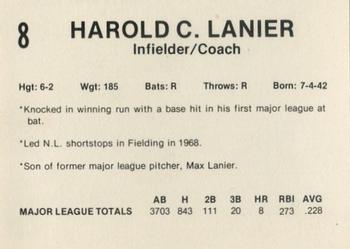Hal Lanier back