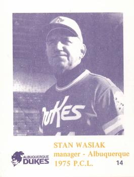 Stan Wasiak #14