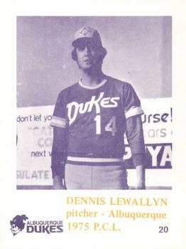 Dennis Lewallyn #20
