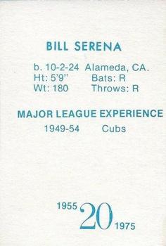 Bill Serena back