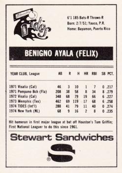 Benny Ayala back