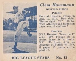 Clem Hausmann #13