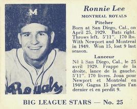 Ronnie Lee #25