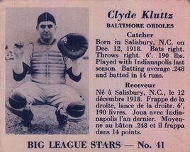 Clyde Kluttz #41