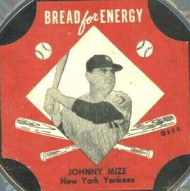 Johnny Mize #NNO
