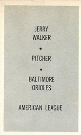 Jerry Walker back