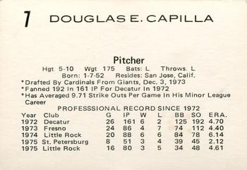Doug Capilla back