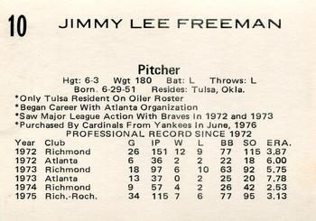 Jimmy Freeman back