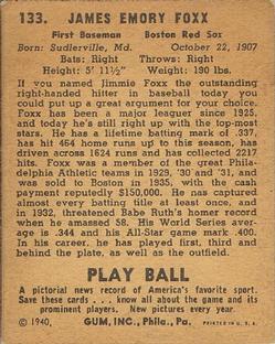 Jimmie Foxx back