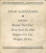 Dale Alexander back