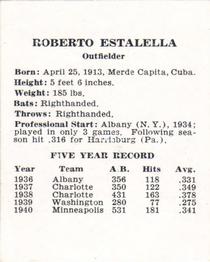Roberto Estalella back