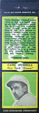 Carl Hubbell #NNO