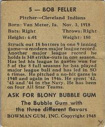 Bob Feller back