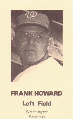 Frank Howard #NNO