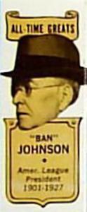Ban Johnson #NNO