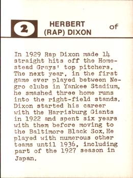 Rap Dixon back