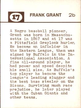 Frank Grant back