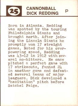 Cannonball Dick Redding back