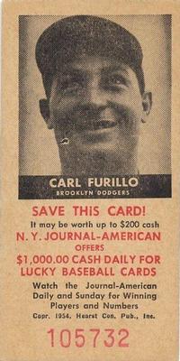 Carl Furillo #NNO