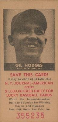 Gil Hodges #NNO